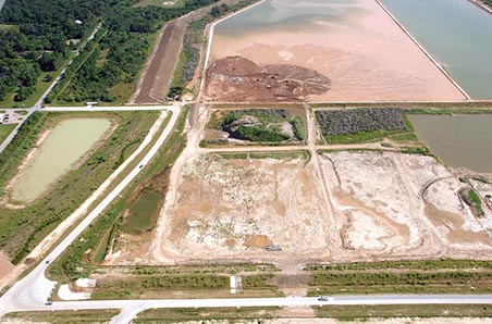 Structural fill and excavation at Bayport Terminal Complex
